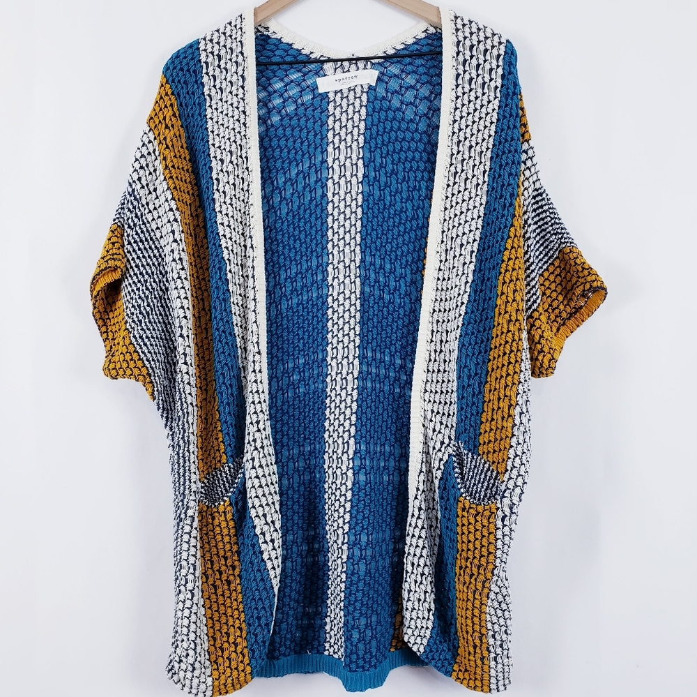 Anthropologie Sparrow Open Knit Cardigan Medium